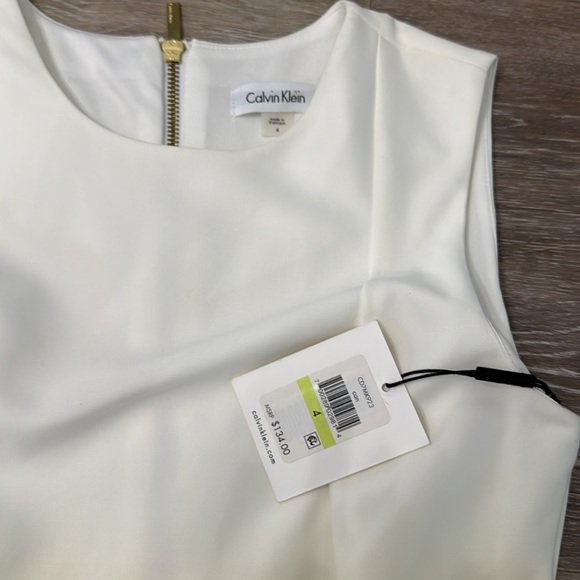 Calvin Klein White and Yellow Ombre Midi Dress - Picture 4 of 4